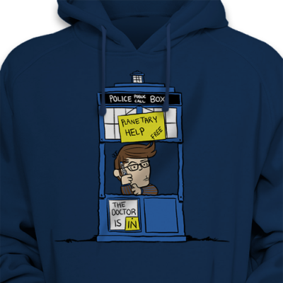 The Doctor Is In Hoodie