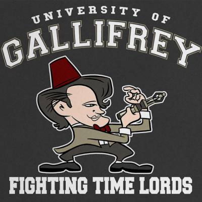 Fighting Time Lords Print